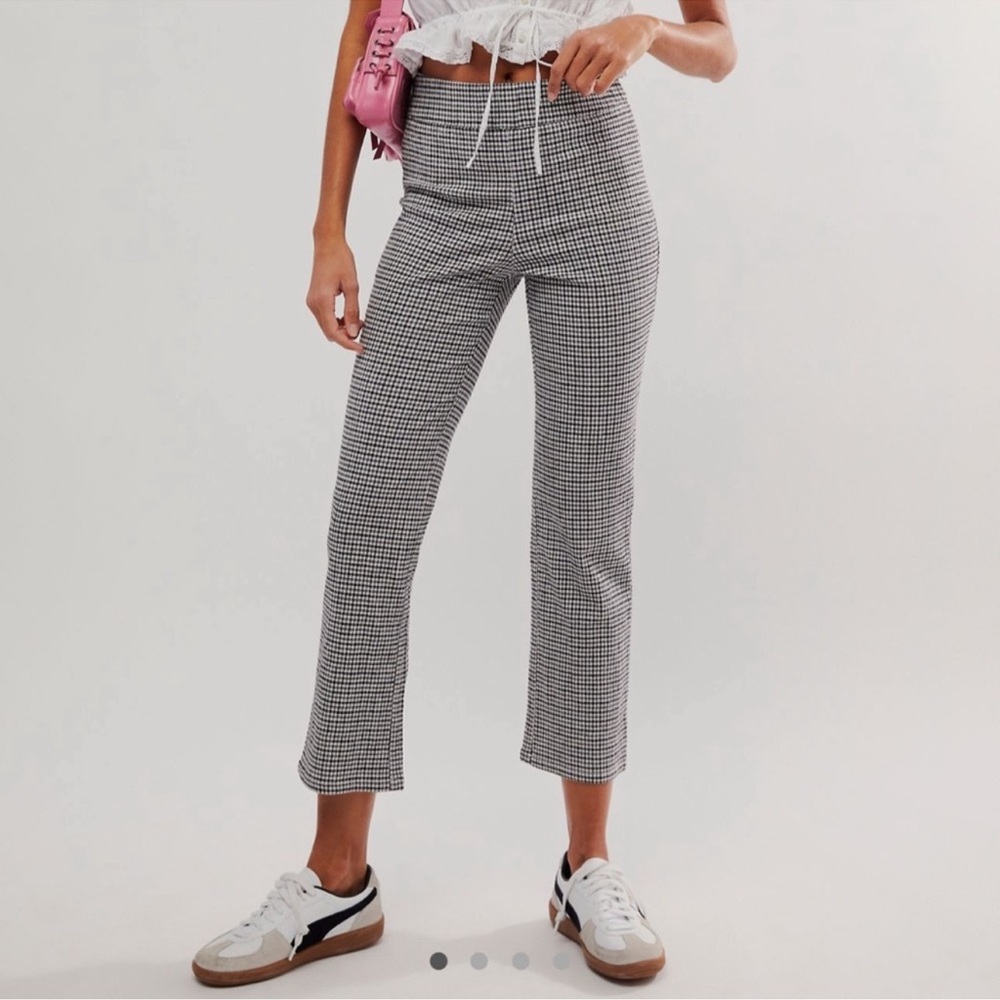 Free People | Pull-on Checkered Pant